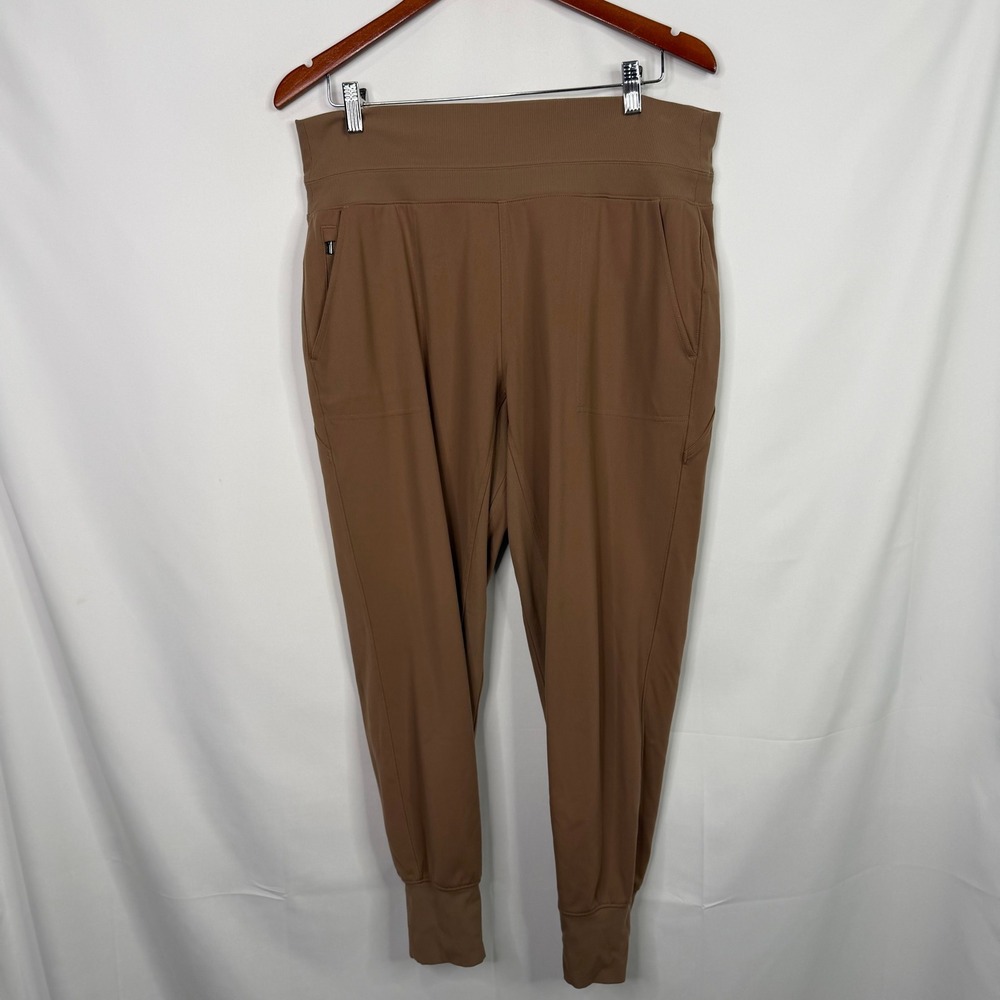 Athleta Venice Jogger Brown High Rise Athletic Pants  Womens Large - Picture 7 of 7